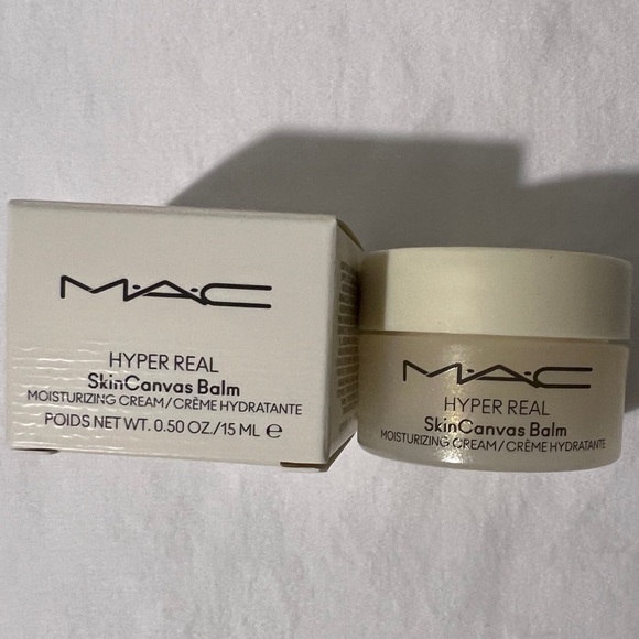 ✨NIB✨ MAC Hyper Real SkinCanvas Balm Moisturizing Cream Mini .5oz - Picture 4 of 11
